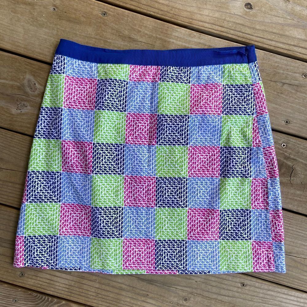 Vineyard Vines Whale Patchwork Skirt Size 4